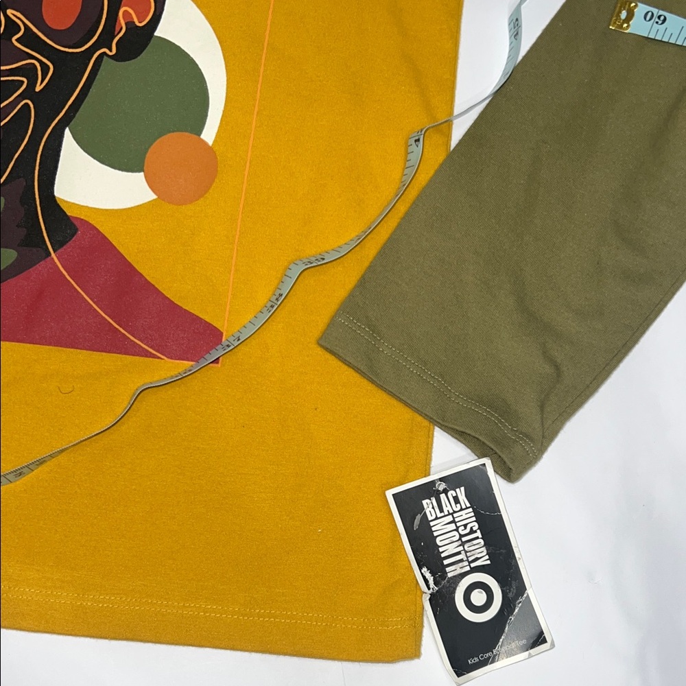 NWT - Boys Yellow Black History Month T-Shirt - Picture 7 of 7